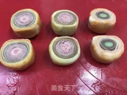 Make Rainbow souffle step 18