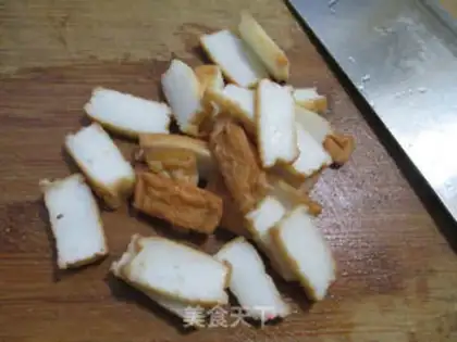 Make Fish tofu dolls step 1