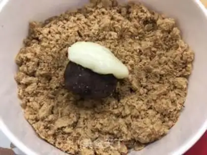 Make Rainbow souffle step 21