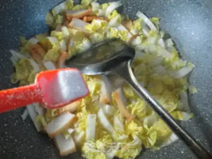 Make Fish tofu dolls step 4