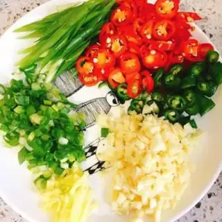 Make Shrimp potatoes step 2