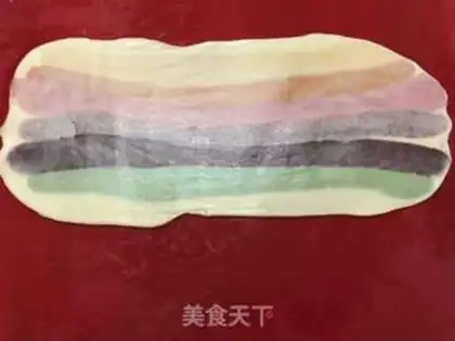 Make Rainbow souffle step 24