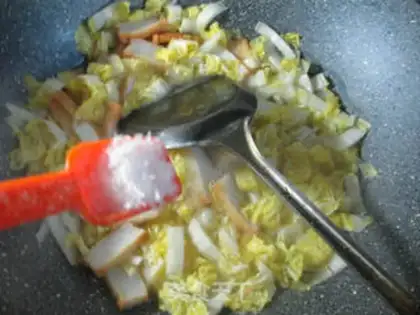 Make Fish tofu dolls step 5