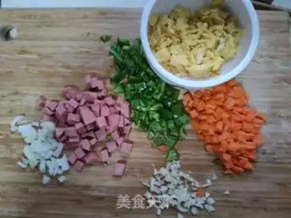 Make Rainbow souffle step 27