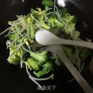 Make The broccoli sprouts step 7