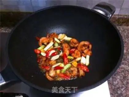 Make Hot shrimp tail step 8