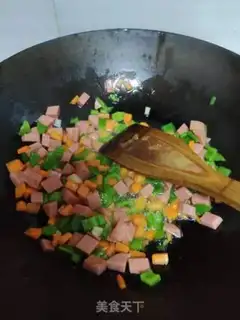 Make Egg fried rice step 4