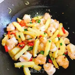 Make Shrimp potatoes step 9