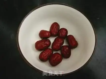 Make Red-tree, black rice congee step 2