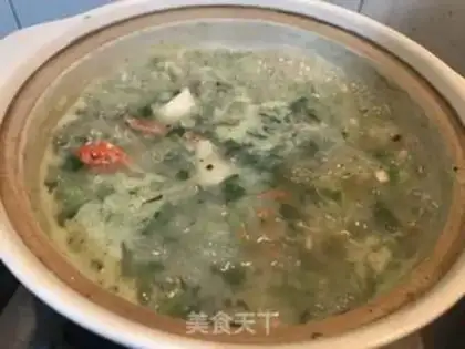 Make Crab porridge step 6