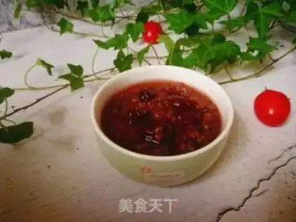 Make Red-tree, black rice congee step 6