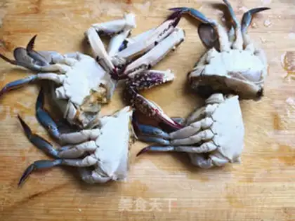 Make Fried crabs step 1