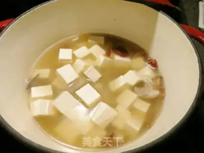 Make Pork bones, tofu soup step 3