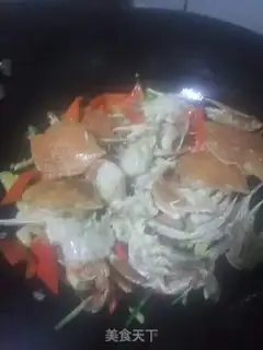 Make Paprika fried crabs step 3