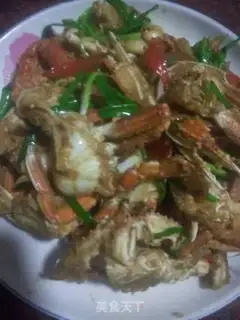 Make Paprika fried crabs step 5