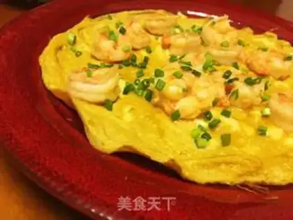 Make Hold the egg shrimp step 3