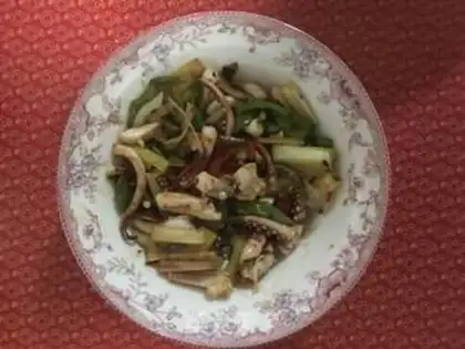 Make Bean squid step 10