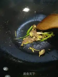Make Corn paste fried egg rice step 8