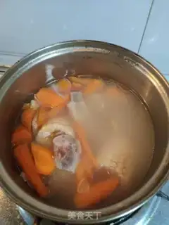 Make Corn carrot steak soup step 3