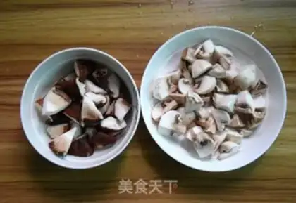 Make Mushrooms for chestnuts step 1
