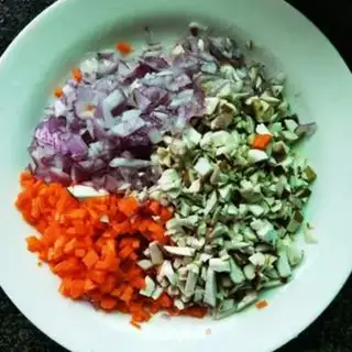 Make Egg bun step 1
