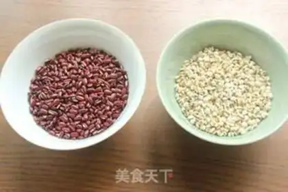 Make Red bean rice soup step 0
