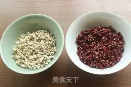Make Red bean rice soup step 1