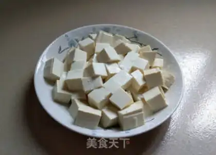 Make Shrimp tofu step 1