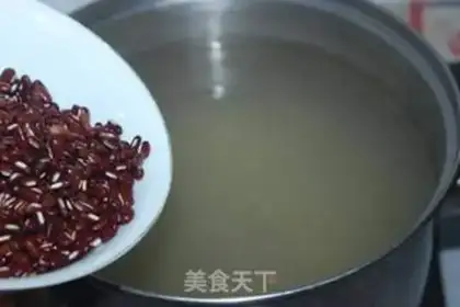 Make Red bean rice soup step 3