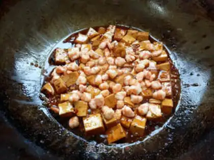 Make Shrimp tofu step 8