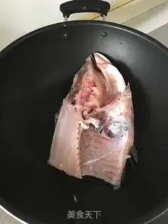 Make Red-burned fish head step 1
