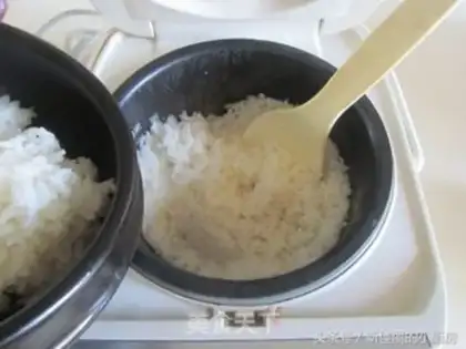 Make Korean rice step 9