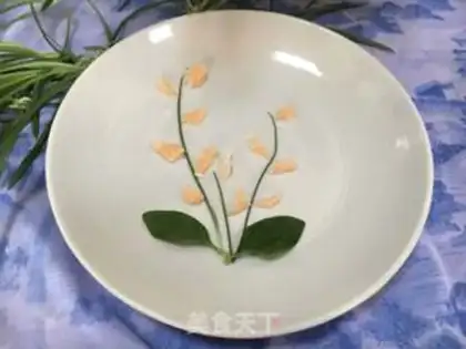 Make The jade blossom step 4
