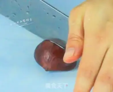 Make Chestnut sauce step 1