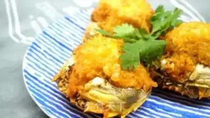 Make Gold crab step 4