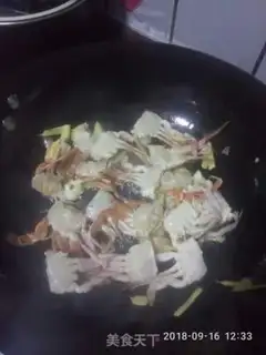 Make Crab onions step 1