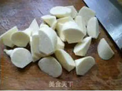 Make Burn potatoes white step 1