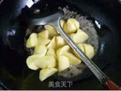 Make Burn potatoes white step 3