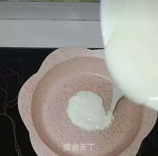 Make Black sesame cake step 3