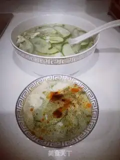 Make cucumber egg soup step 6