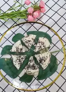 Make Black sesame cake step 5