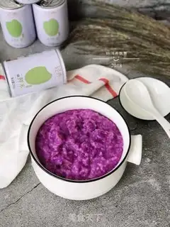 Make The purple mountain porridge step 7