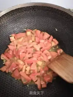 Make Tomato egg noodles step 3