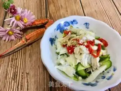 Make Crab with cucumber step 14