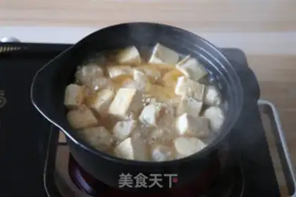Make Meatball tofu pot step 8