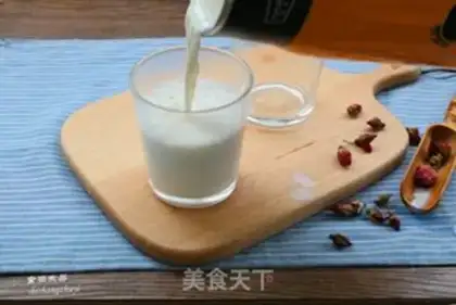 Make Rose milk step 6