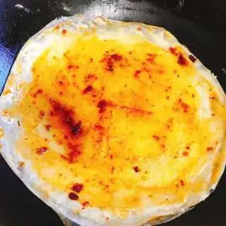 Make Beef sauce egg burrito step 5