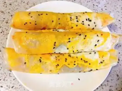 Make Beef sauce egg burrito step 7