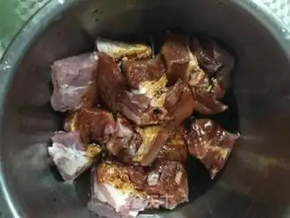 Make The rice ribs step 0