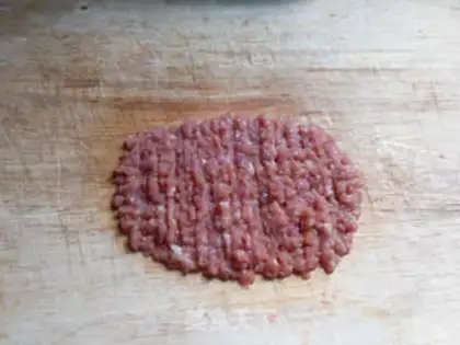 Make Meat and eggs pancakes step 0